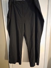 Worthington Women's Black Straight Leg Pants Size 24W With Side Pockets