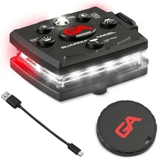 Guardian Angel Micro Series Safety Lights White Front Red Rear Rechargeable LED