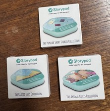 3 Storypod Audio Tokens lot of Classical Tales Animal Fables Short Stories