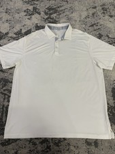 Peter Millar Summer Comfort White Golf Polo Size XXL See Pics