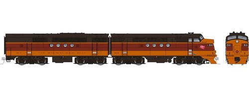 Rapido ~ Escala HO ~ EMD FT A+B ~ Milwaukee #35D + 35C ~ Versión DC ~ 053015 | Condition: New