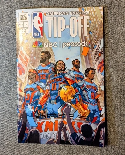 2026 New York Knicks NBA Championship NBC Tip Off Comic - product listing photo