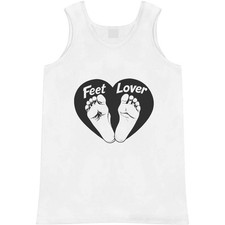 'Feet Lover with Heart ' Adult Vest / Tank Top AV051567 
