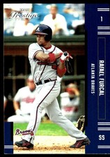 Rafael Furcal 2005 Playoff Prestige #1 Braves MLB READ FREE SHIP AutographDen