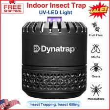 DynaTrap DT152 Indoor Insect Trap and Killer - Catches Kills Fruit Flies, Gnats