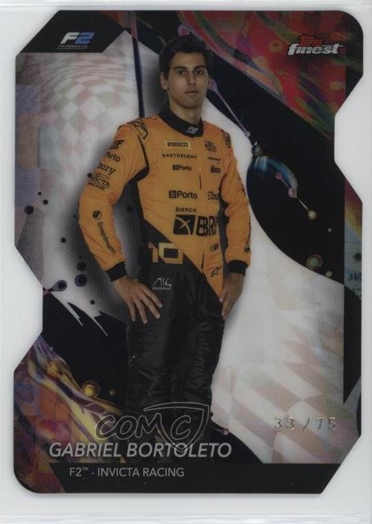 2024 Finest Formula 1 Uncommon Die-Cut Refractor 33/75 Gabriel Bortoleto 15zs