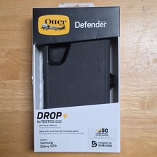 OtterBox Defender Rugged Case for Samsung Galaxy S23 Black Kickstand Holster