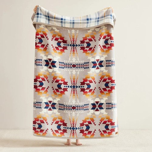 NEW Viral Trend Pendleton Print Plush Soft Throw, 50" X 70" Choice of Designs - Picture 88 of 90