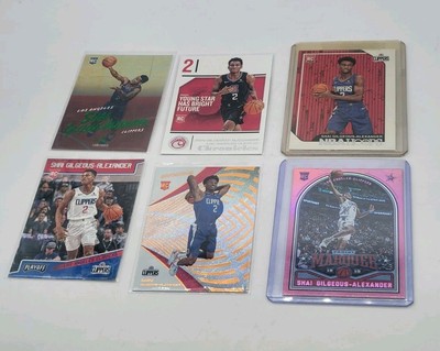 2018-19 6 card rookie lot Shai Gilgeous-Alexander RC Panini Marquee Revolution