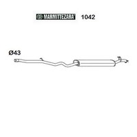 Zara Silenciator Heck Lancia Dedra 1.6 I.E Zara 7672042