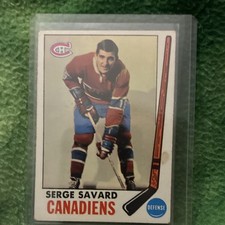 Topps 1969-70 Serge Savard #4 Stanley Cup Playoff Performer Montreal Canadiens