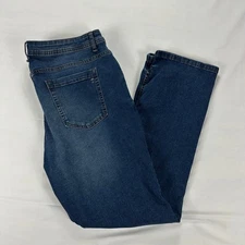 The Perfect Jean NYC Athletic Fit Jeans Blue Stretch Denim 38x32