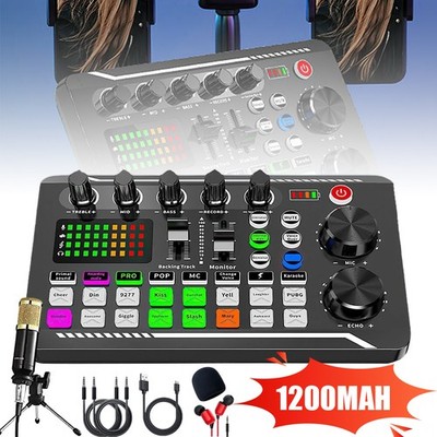 BM-800 Podcast Aufnahme Bundle Home Studio Mixer Mikrofon Set für Musik Podcasts