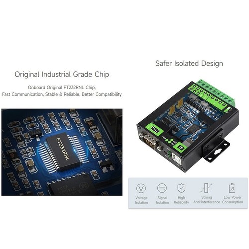 FT232RNL USB TO RS232/485/422/TTL Port Industrial Isolation Digital Converter B - Afbeelding 15 van 21