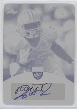 2012 Leaf Young Stars Auto Printing Plate Yellow 1/1 Dwight Jones #DJ1 Auto 4p7