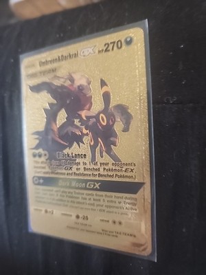 Umbreon & Darkrai GX Tag Team Black Lance HP 270 Dark Moon GX | eBay