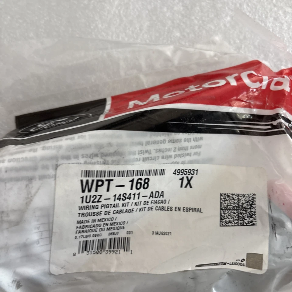 Conector de motor ventilador de refrigeración del motor WPT-168 Motorcraft Ford Mustang Sable Foto 2 de 3