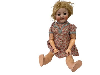 Künstlerpuppe Alte Puppe Simon Halbig Puppe 56 cm. Zustand siehe Fotos