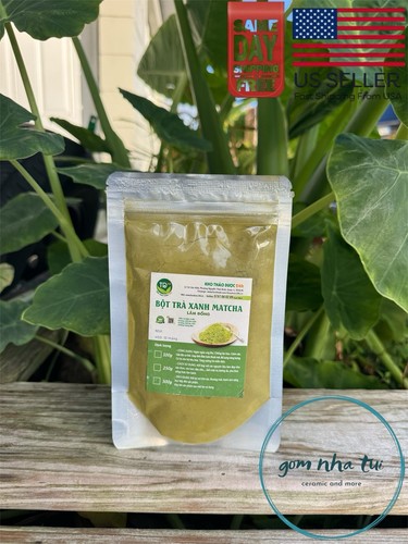 Bot Tra Xanh Matcha Lam Dong 100% Bio Pure Matcha Grüntee Tee Pulver 100g - Bild 1 von 3