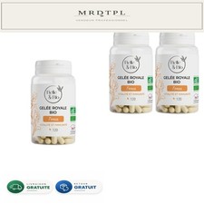 Gelée Royale Bio Belle&Bio 120 gélules - Complément immunité fabriqué en France