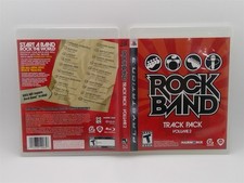 Rock Band Track Pack: Vol. 2 (PlayStation 3) Clean Tested Working - Free Ship