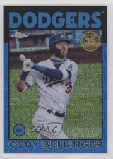 2021 Topps Silver Pack 1986 Chrome Baseball Blue 105/150 Cody Bellinger 15ep