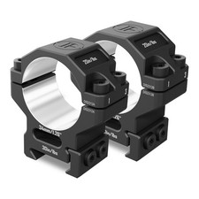 7075 Series Aluminum 30mm 34mm 1 inch Scope Rings, High Precision Pre-lapped