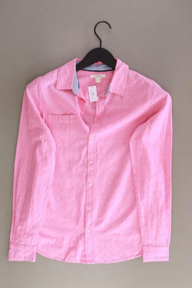 Springfield Langarmbluse Regular Bluse für Damen Gr. 36, S rosa aus Baumwolle - Bild 4 von 4