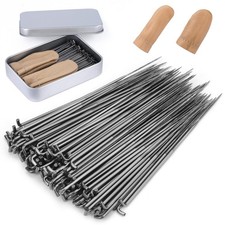 130 PCS Wool Felting Needles Set, 36 Gauge Needle Felt Supplies w/Storage Box