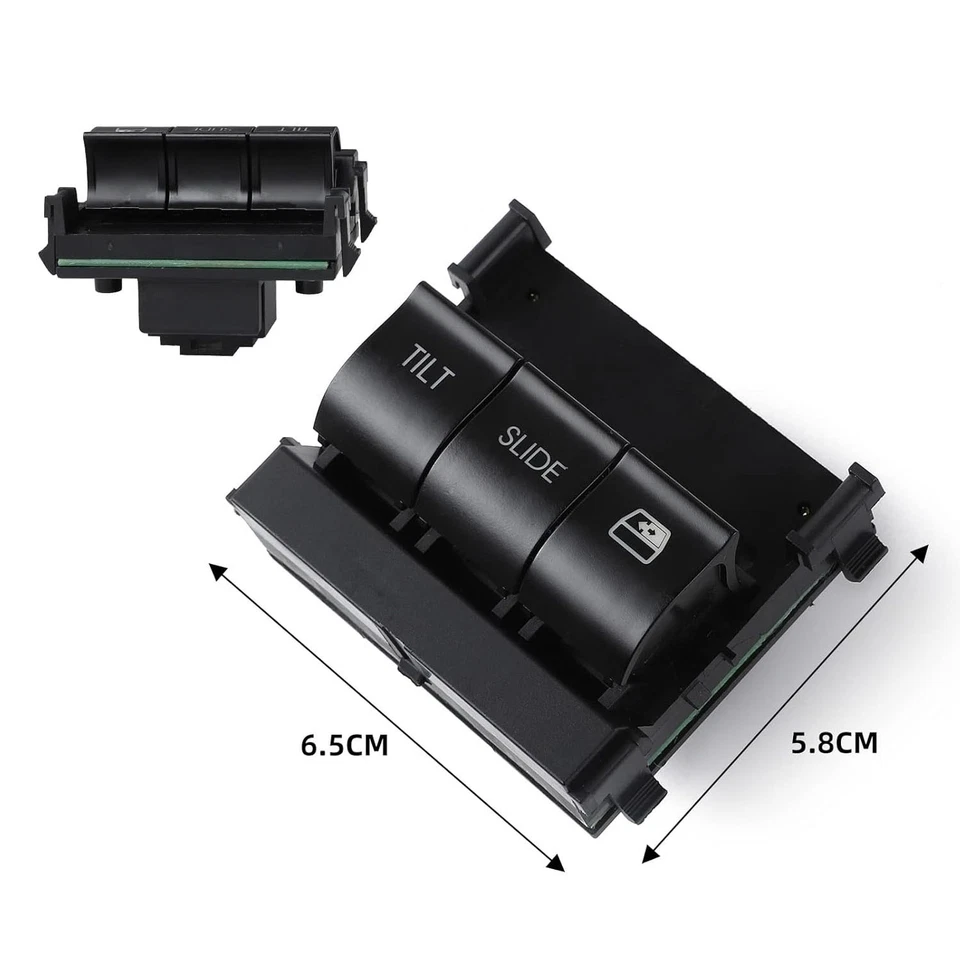 Overhead Sunroof Switch 9L3Z-15B691-DA for 2009-2017 Ford F-150 Ford F250 F350 - Imagem 2 de 4