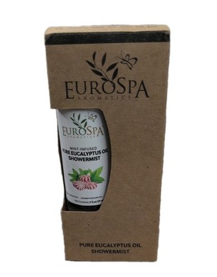 EUROSPA Aromatics Pure Eucalyptus Oil Spa and Home Shower Mist 2 fl oz. Mint