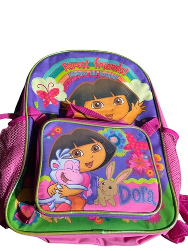 DORA the Explorer Backpack Forest Friends ! w/ Bonus Detachable Utility Case NWT