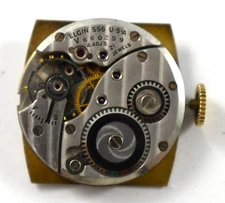 Vintage Elgin Manual Wind 21J 556 Wrist Watch Movement lot.v5