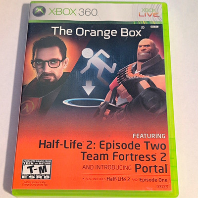 Valve The Orange Box Microsoft Xbox 360 T-M NTSC-U/C 2007 Half-Life Series