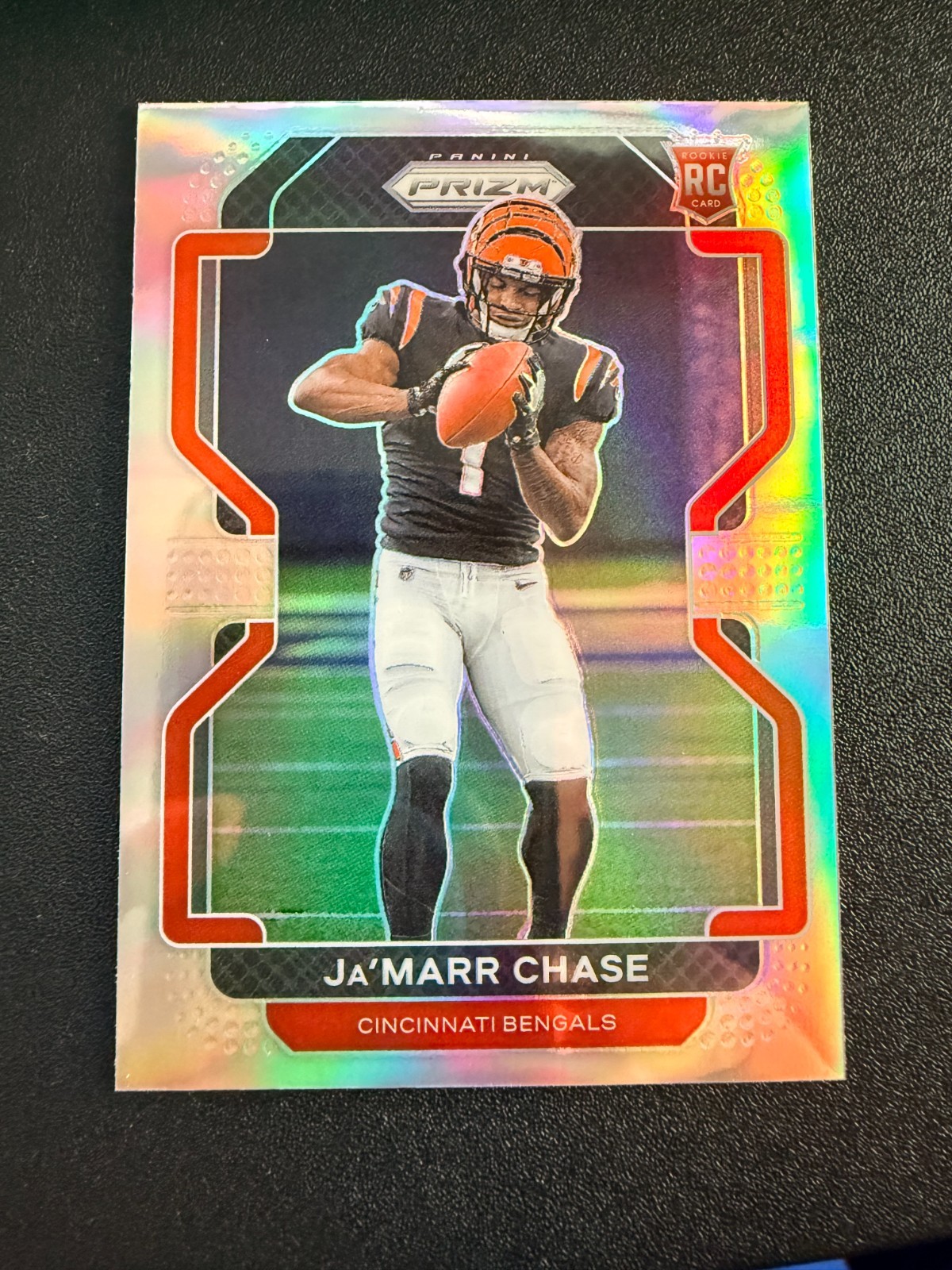 2021 Panini Ja'Marr Chase Silver Prizm Rookie Card RC 337 combine shipping