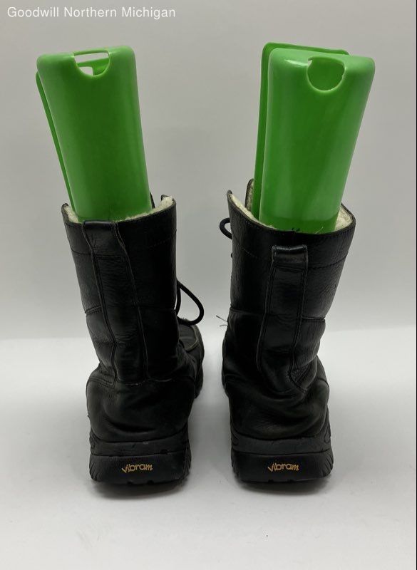 UGG Black Solid Lace Up Boot Men 13 - image 4