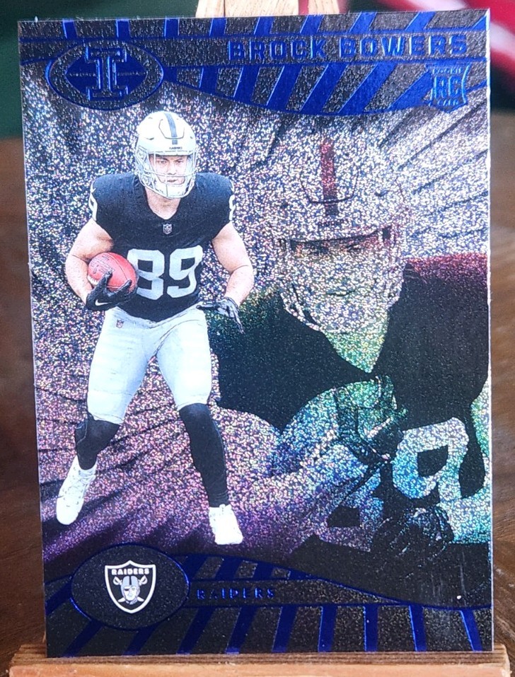 Brock Bowers Rookie RC SP #47 Dots Trophy Collection 2024 Illusions