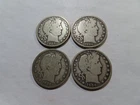 C3 USA 1906-O, 1906 x2, & 1907  Barber Half Dollar Group 4 pcs