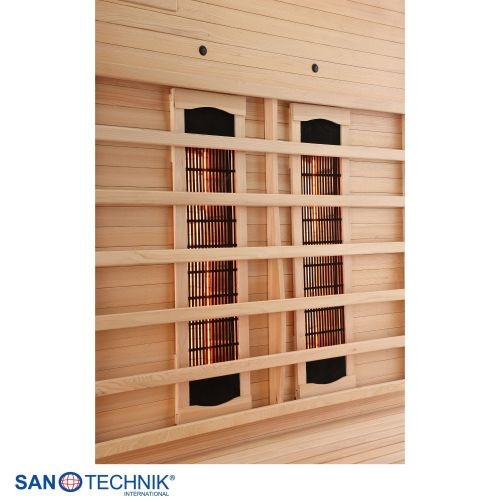 Sanotechnik NORDISK 2 Infrarotkabine Wärmekabine für 2 Personen 125x100x190 cm