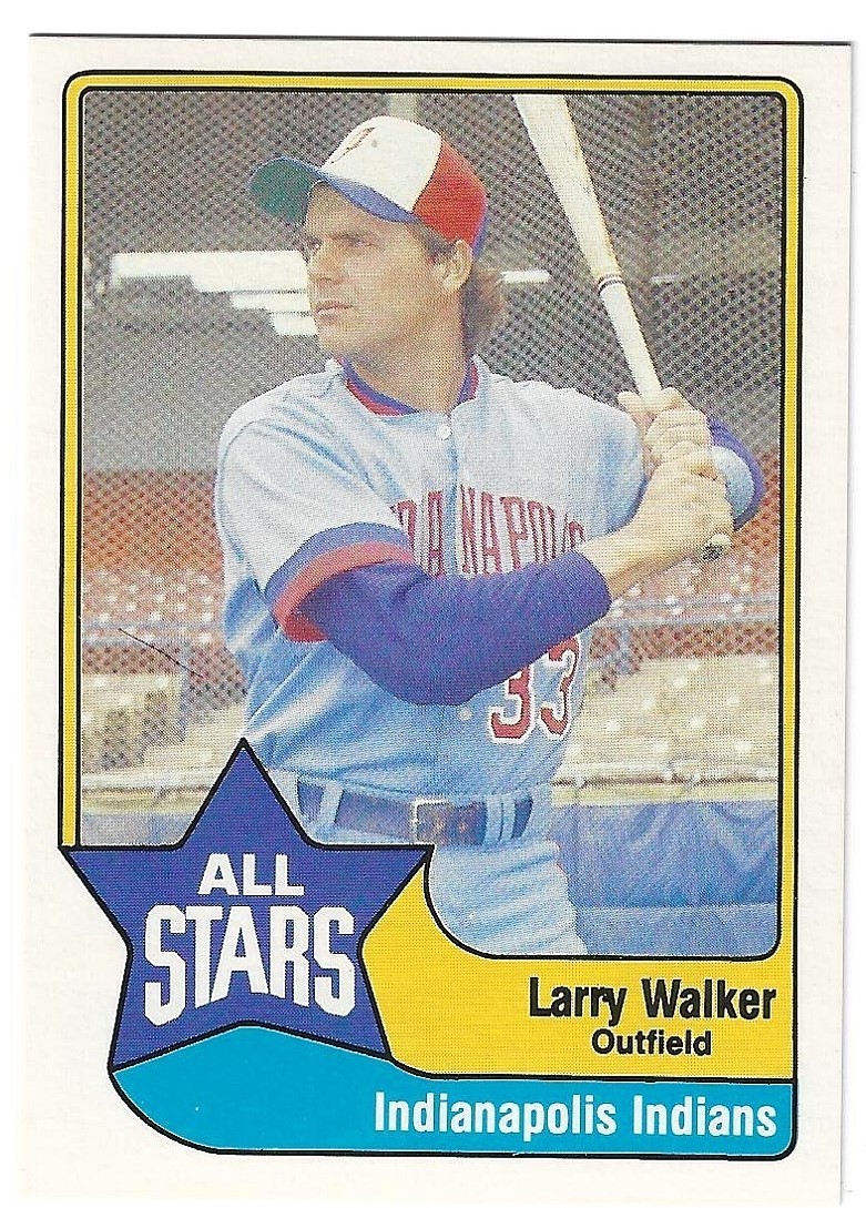 1989 CMC AAA All-Stars - Larry Walker #7 (RC)