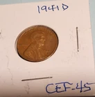 1941 D LINCOLN WHEAT PENNY CHOICE EXTREMELY FINE CONDITION
