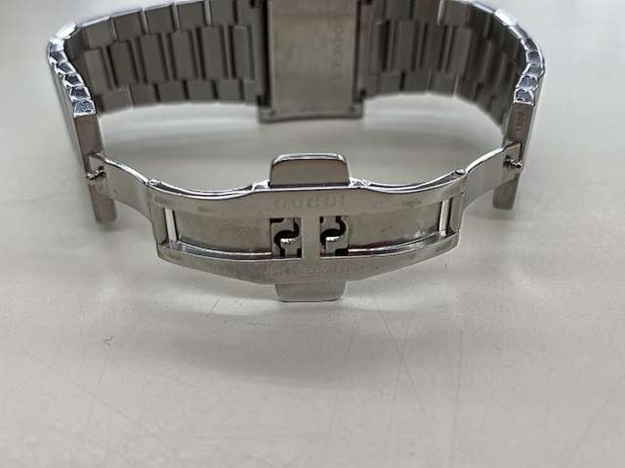 Gucci G Rectangle Women's Quartz Watch 3ATM Stainless Steel Used thumbnail 9