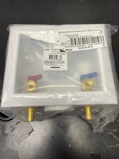 Jones Stephens B05944 WASHING MACHINE VALVE BOX 1/2 WIRSBO STYLE PEX C/O - White