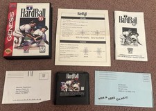 Hardball '95 (Sega Genesis, 1995) Complete + Manual CIB Sega Sports W/ Reg Card