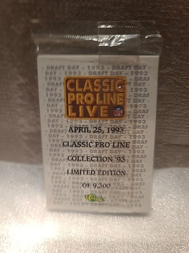 1993 Classic Card Set 1993 Rookie Draft Cards Sealed Set - Picture 2 of 2