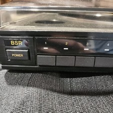 BSR XL-1200 Programmable Turntable Linear Belt Record TESTED Working see VIDEO