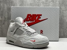 MEN Size US Nigel Sylvester x Jordan 4 Brick by Brick 'Stunning Gray'