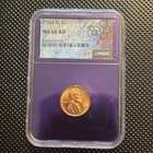 1954-D 1C RD Lincoln Wheat One Cent NGC MS66 RD