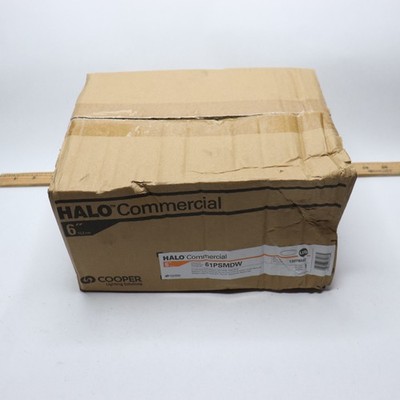 Halo Non-Conductive Polymer Reflector 60 Degree Beam Angle White Flange Medium 6