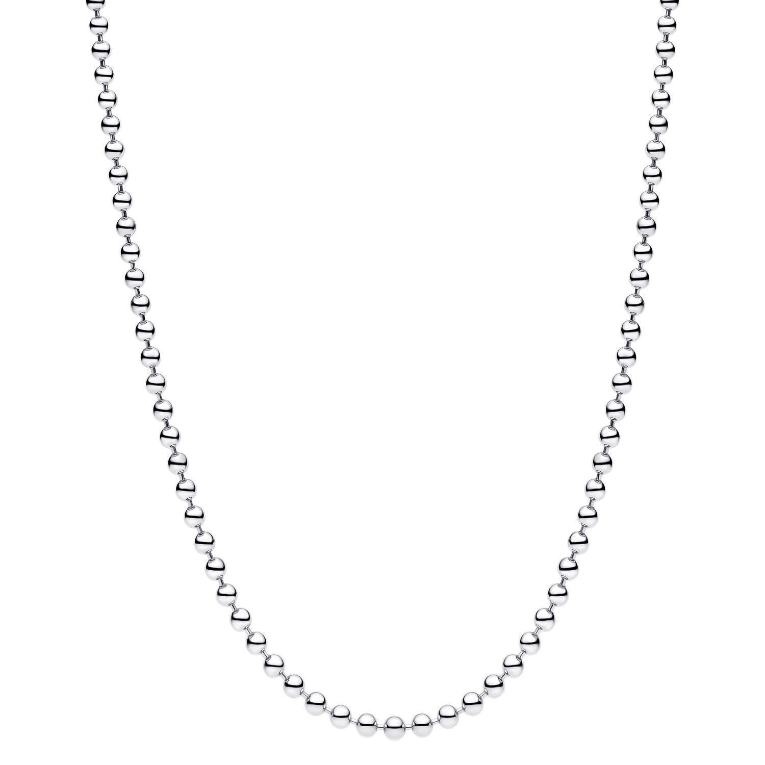 PANDORA Schmuck Damen-Halskette Kugelkette Silber 50 cm 394452C00-50 14390₽